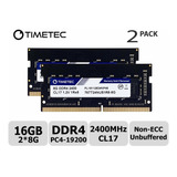 Memoria Ram 16gb Timetec Hynix Ic Kit(2x8gb) Ddr4 Sodimm Para Intel Nuc Kit/mini Pc/htpc/nuc Board 2400mhz Pc4-19200 Non