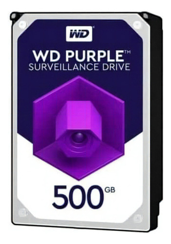 Disco Rígido Interno Western Digital Wd Purple Wd05purz 500gb Violeta