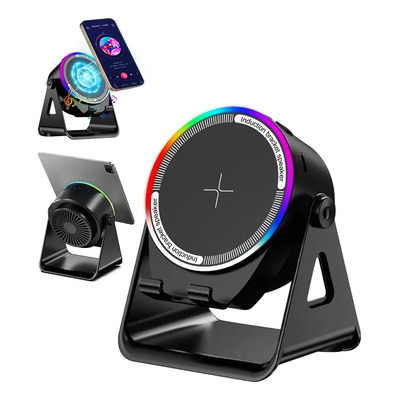 Soporte 5 En 1 Para Altavoz Bluetooth Con Luz RGB Y Sensor Táctil, Base Ajustable Y Antideslizante Para Móvil Y Tablet, Rotación 360°, Compatible Con iPhone Y Android | MercadoLibre