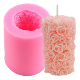 1pcs Molde De Silicona Flor De Rosa Fondant Vela Resina