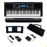 Teclado Musical Yamaha Psr E373 Com Capa + Pedal Sustain