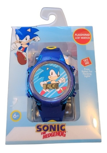 Reloj Sonic Clasico Led Luces Original