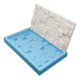 Forma 100% Silicone Gesso 3d Chip Madeira 14x25,5 Cm