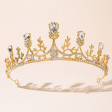 Diadema Barroca De La Corona De La Reina Con Diamantes De Im