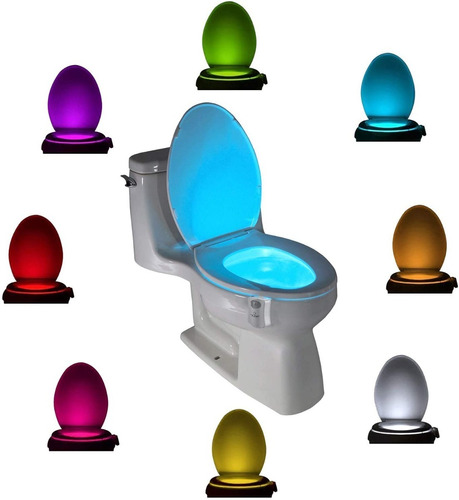 Lámpara Led Luz Nocturna  Sanitario Toilet Inodoro Wc 