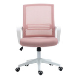 Silla Secretarial  Mesh Blanco, Rosa, Azul Gris Home Office