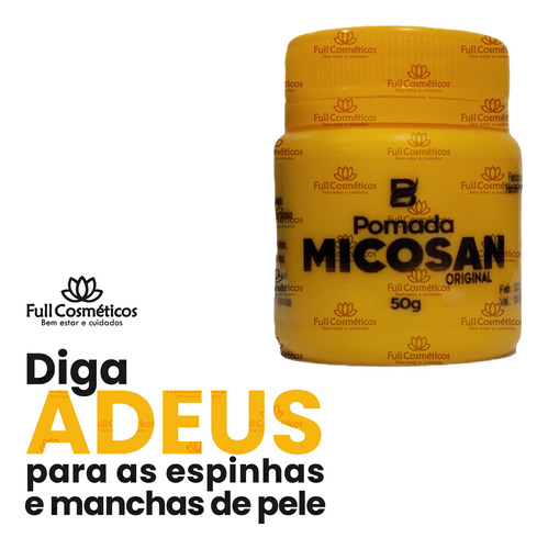 Micosan Clareador De Axilas Virilhas E Olheiras 50g