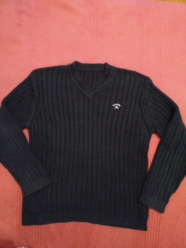 Sweater Azul Escote En V Kevingston T.14