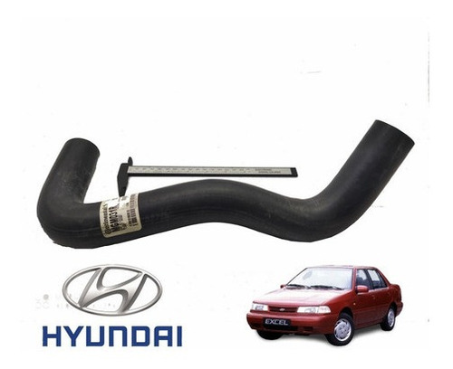 Manguera Inferior De Radiador Hyundai Excel Ls-gls Foto 2