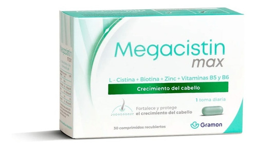 Megacistin Max Fortalecedor Anti Caida Cabello 30comprimidos