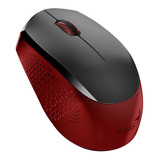 Genius Mouse Inalambrico Nx-8000s Rojo Negro