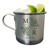 30 Canecas Moscow Mule Personalizadas 350ml Alumínio Fosco