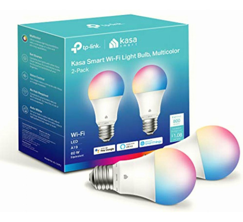 Kasa Smart Light Bulbs, Full Color Changing Dimmable Smart