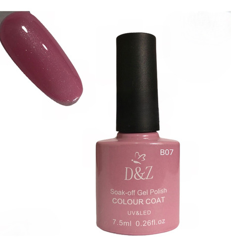 Esmalte Em Gel Dez Cor B7  7,5 Ml Led/uv Brilho Seca Na Hora