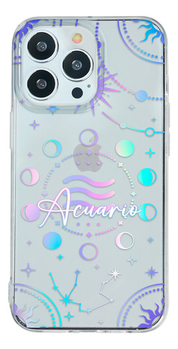 Funda Para iPhone Uso Rudo Para Mujer Signo Zodiaco Acuario