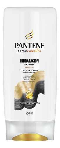 Acondicionador Pantene Pro-v Miracles Hidratación Extrema En Botella De 750ml Por 1 Unidad