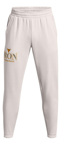 Pantalón Train Ua Fleece Project Rock Blanco Hombre