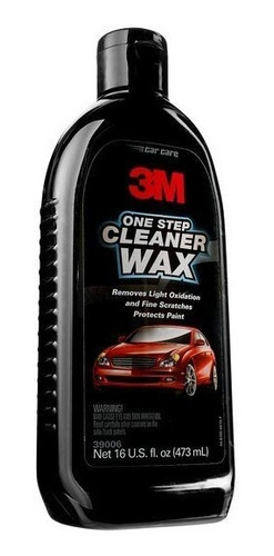 3m Cera Limpiadora 2 En 1- Cleaner Wax. 473 Ml