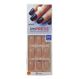 Unhas Autocolantes Sea Sand Médio Impress Kiss Ny Bipm090