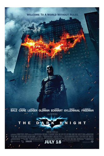 Batman Dark Knight Poster Con Realidad Aumentada