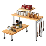 Organizador De Encimera De Cocina De 3 Niveles, Estante De E