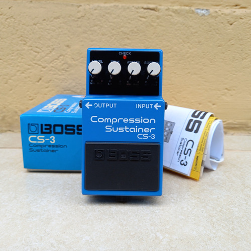 Pedal Boss Compression Sustainer Cs-3 Com Caixa E Manual