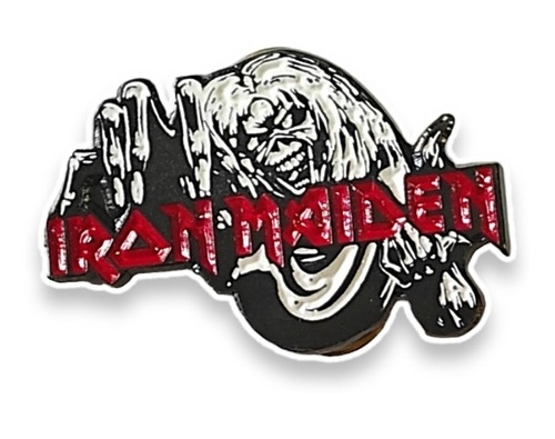 Pin Broche Metálico Iron Maiden Rock