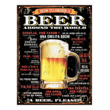 Chapa Vintage Como Pedir Cerveza How To Order A Beer M305