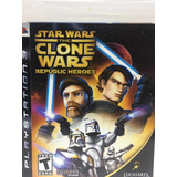 Juego Físico Ps3 Star Wars The Clone Wars Republic Heroes 
