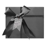 Elegante Caja De Regalo En Forma De Encaje Negro De