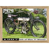 Norton 1907 , Cuadro, Moto, Publicidad.      P287