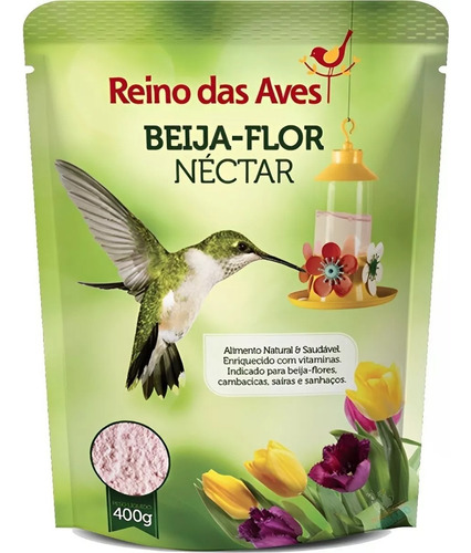 Néctar Para Beija-flor Refil 400gr - Reino Das Aves