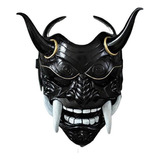 Prajna Mask Cosplay Máscara Japonesa De Látex Con Colmillos
