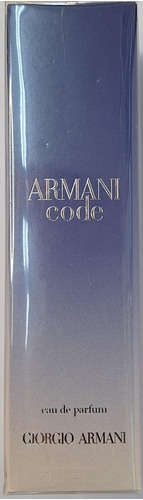 Perfume Armani Code Edp Giorgio Armani X 75 Ml Original