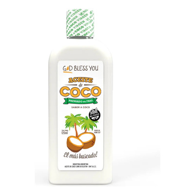 Aceite De Coco Prensado en frio (Virgen) God Bless You 125 Ml | MercadoLibre