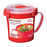 Taza Sistema De Microondas Utensilios De Cocina Sopa, Medio,