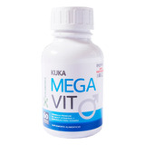 Vitaminas Y Minerales Para Hombre, Mega Vit - 60 Cápsulas Sabor Sin Sabor Kukamonga