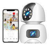 Camara De Seguridad Interior 5g Wifi Doble Pantalla 390eyes