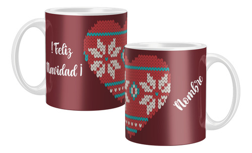 Taza Para Café Ugly Navideña, Navidad Acojedora