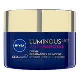 Crema Facial De Noche Anti Manchas Nivea Luminous630 50ml