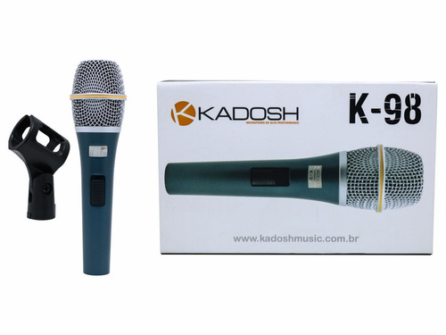Microfone Profissional Dinâmico Com Fio K9 Kadosh C/ Bag Nfe