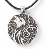 Joyeria Vikinga Hak Odin Collar De Lobo Y Cuervo Para Hombre