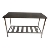 Mesa Premium Inox Industrial Nortinox 190cm X 70cm X 90cm