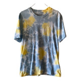 Guess Polera Randy Tie Dye Raise Sun Yellow