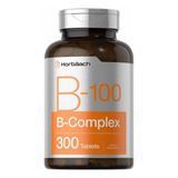 Horbaach Complejo B-100 (300 Tabletas) Hecho En Usa