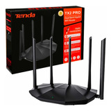 Router Wifi Tenda Tx2 Pro Dual Band Gigabit Color Negro