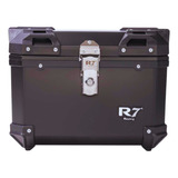 Baul Moto R7 Top Case Caja Acabado Aluiminio D Plastico Abs