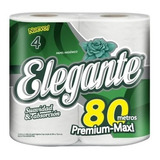 Papel Higiénico Premium Max - Elegante X 4u. De 80mts
