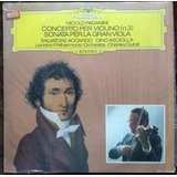 Lp Niccolo Paganini - Concerto Per Violino 3, Sonata Per La 