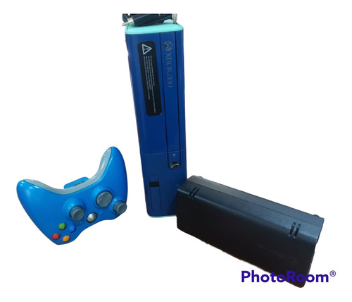 Consola X Box 360 Azul De 500 Gb / Sin Chip  A Meses Sin Int